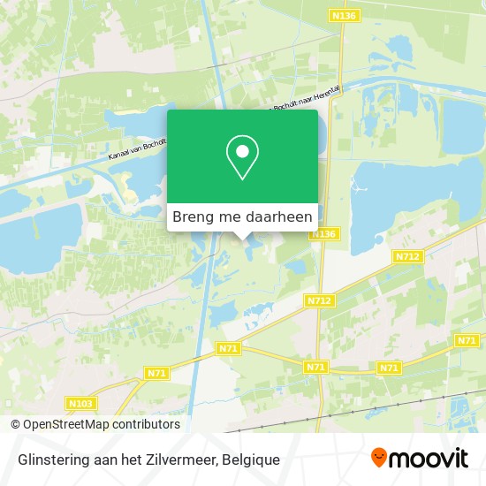 Glinstering aan het Zilvermeer kaart