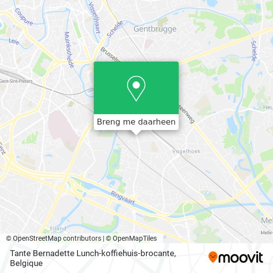 Tante Bernadette Lunch-koffiehuis-brocante kaart