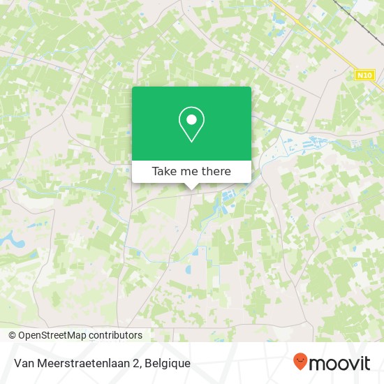 Van Meerstraetenlaan 2 kaart