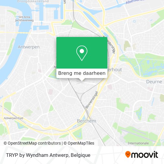 TRYP by Wyndham Antwerp kaart