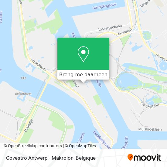 Covestro Antwerp - Makrolon kaart