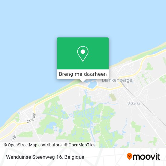 Wenduinse Steenweg 16 kaart
