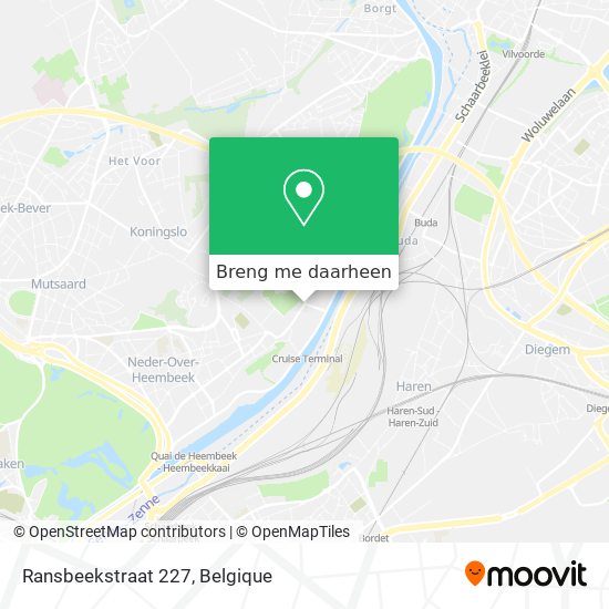 Ransbeekstraat 227 kaart