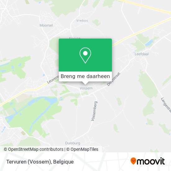 Tervuren (Vossem) kaart