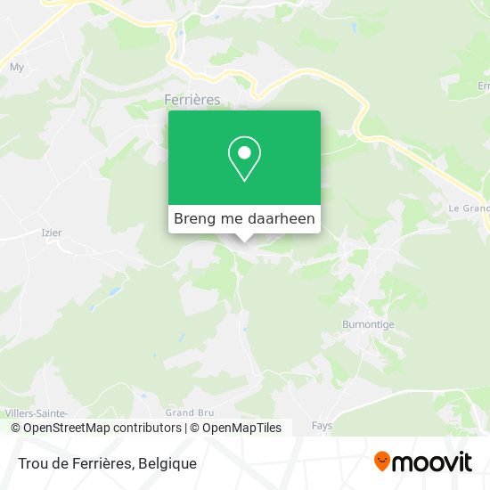 Trou de Ferrières kaart