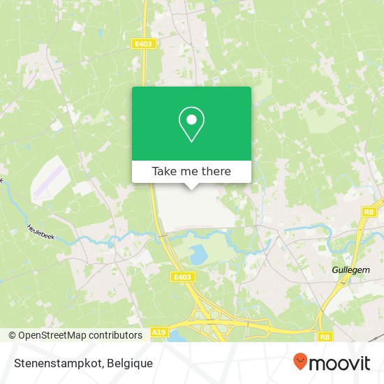 Stenenstampkot kaart