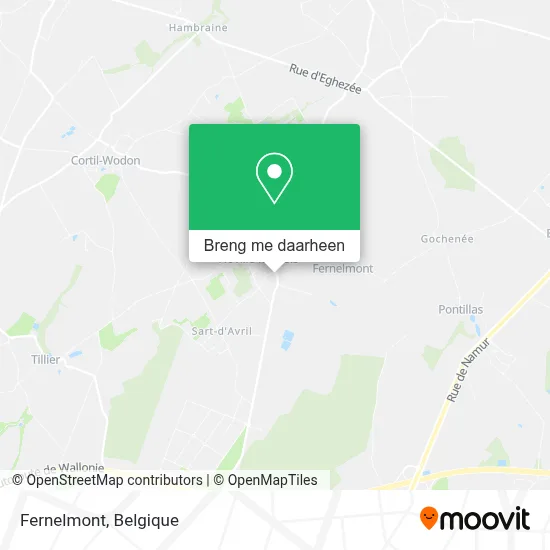 Fernelmont kaart