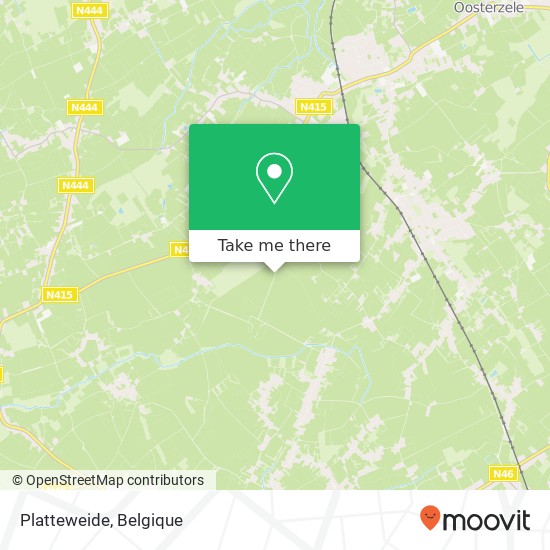 Platteweide kaart