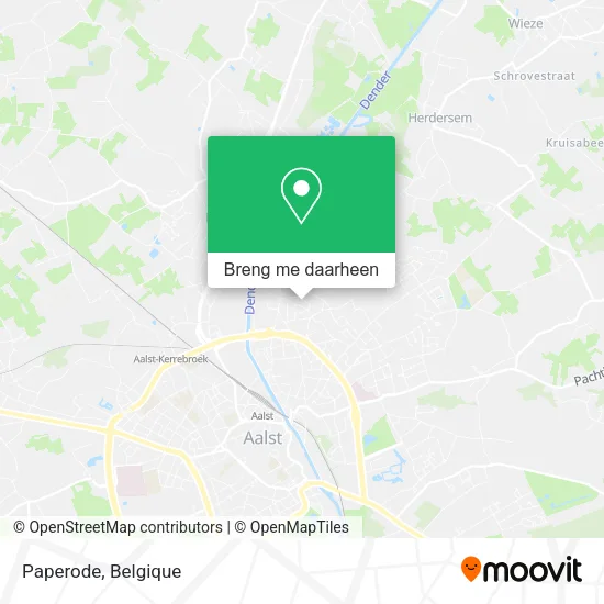 Paperode kaart