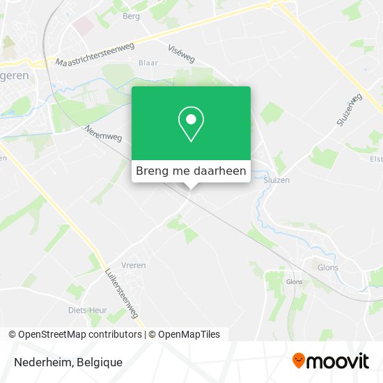 Nederheim kaart