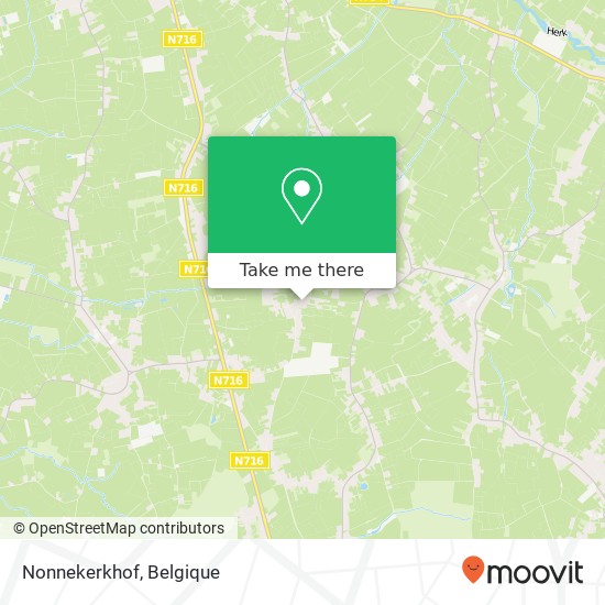 Nonnekerkhof kaart