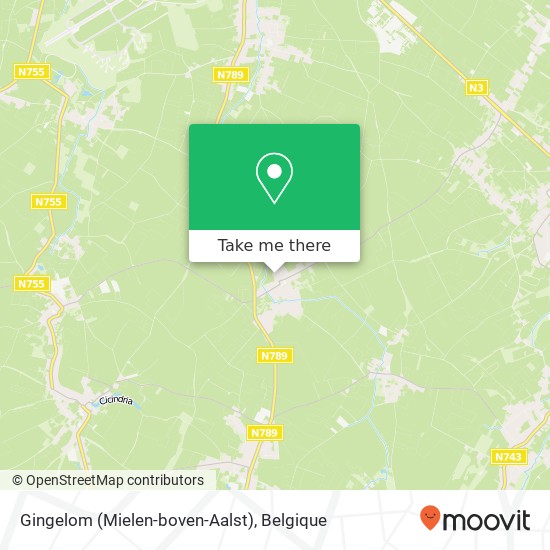 Gingelom (Mielen-boven-Aalst) kaart