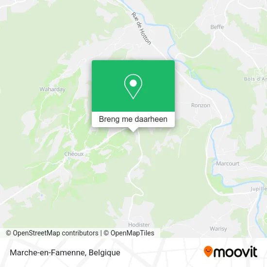 Marche-en-Famenne kaart