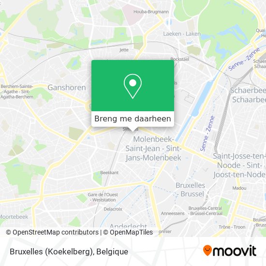 Bruxelles (Koekelberg) kaart