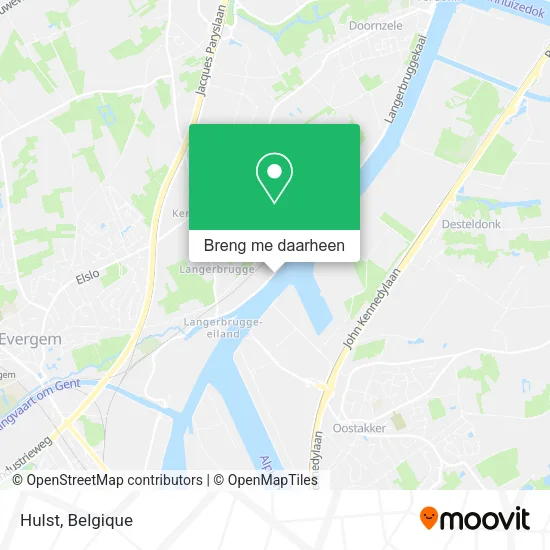 Hulst kaart