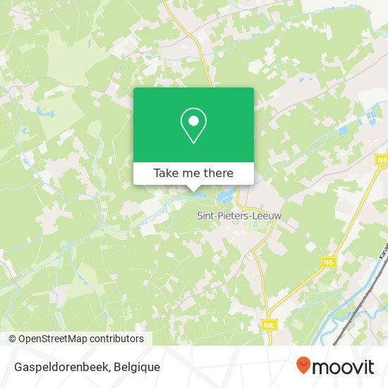 Gaspeldorenbeek kaart