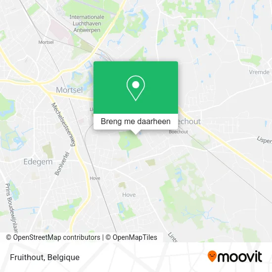 Fruithout kaart