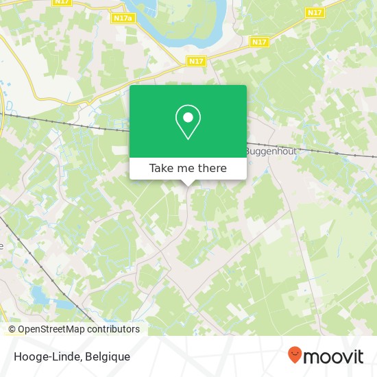 Hooge-Linde kaart