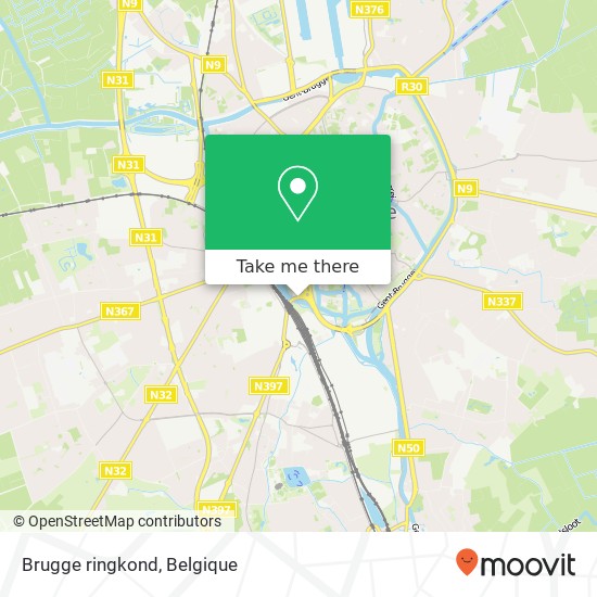 Brugge ringkond kaart