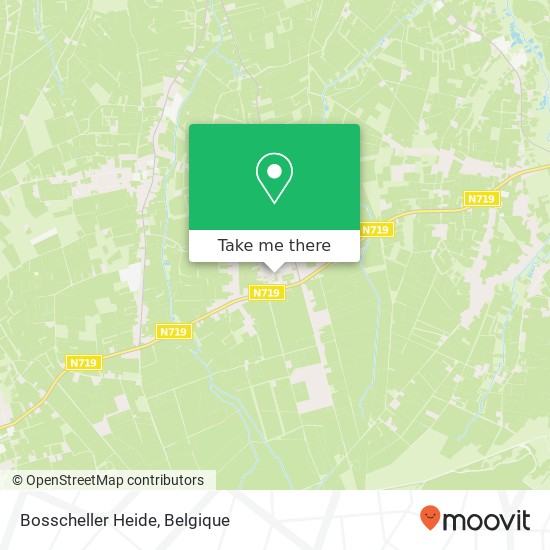 Bosscheller Heide kaart