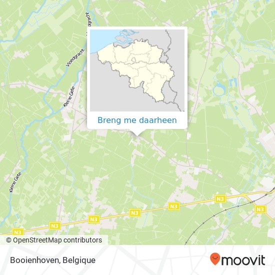 Booienhoven kaart