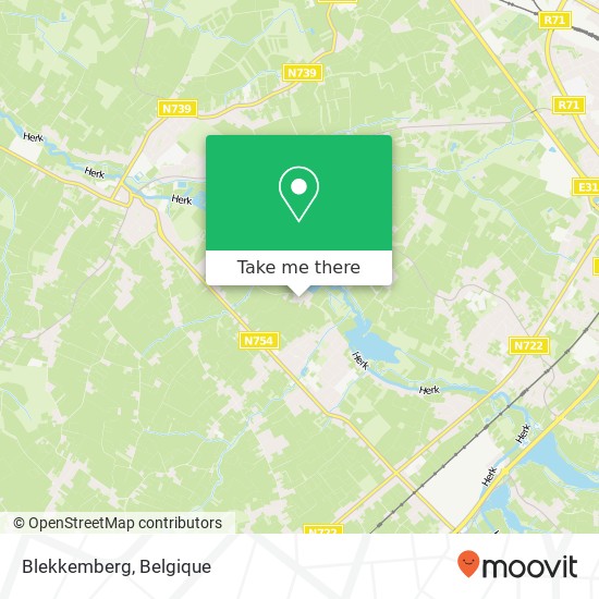 Blekkemberg kaart