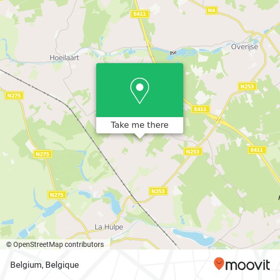 Belgium kaart