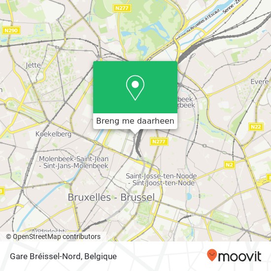 Gare Bréissel-Nord kaart