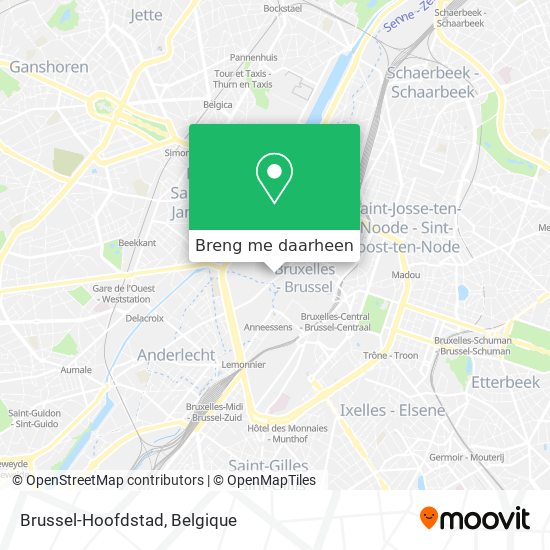 Brussel-Hoofdstad kaart