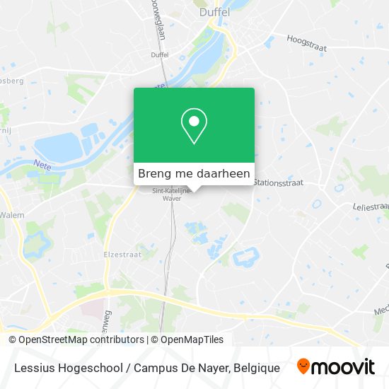 Lessius Hogeschool / Campus De Nayer kaart