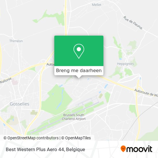 Best Western Plus Aero 44 kaart