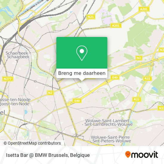 Isetta Bar @ BMW Brussels kaart