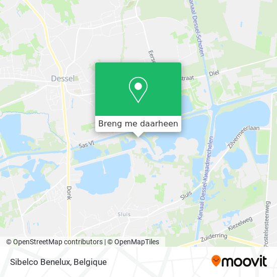 Sibelco Benelux kaart