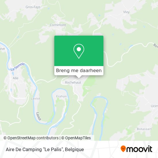 Aire De Camping "Le Palis" kaart