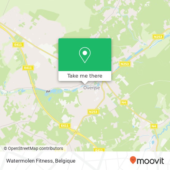 Watermolen Fitness kaart