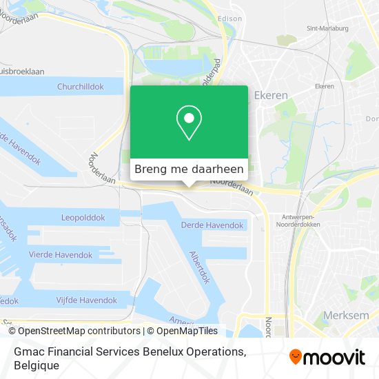 Gmac Financial Services Benelux Operations kaart