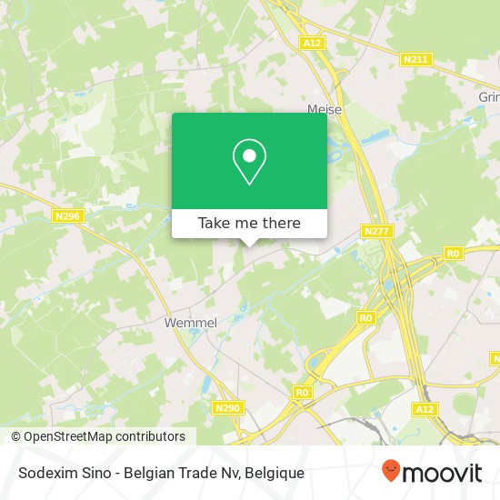 Sodexim Sino - Belgian Trade Nv kaart