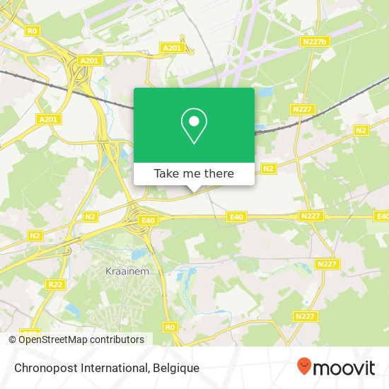 Chronopost International kaart