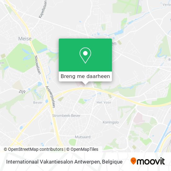 Internationaal Vakantiesalon Antwerpen kaart
