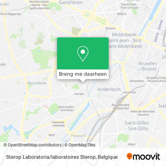Sterop Laboratoria / laboratoires Sterop kaart