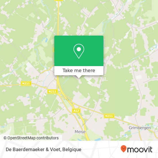 De Baerdemaeker & Voet kaart