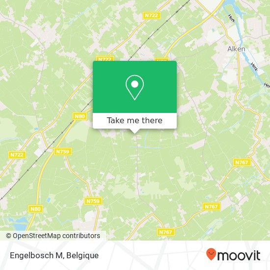 Engelbosch M kaart