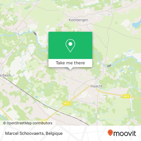 Marcel Schoovaerts kaart