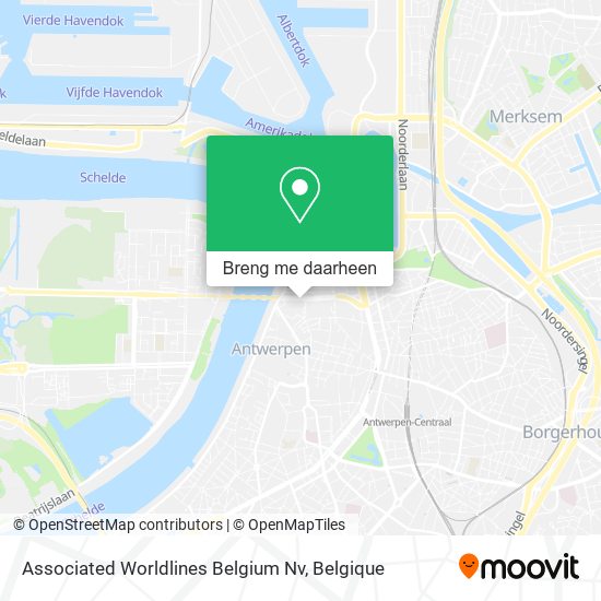 Associated Worldlines Belgium Nv kaart