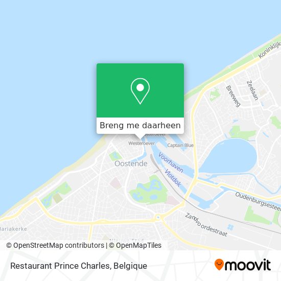 Restaurant Prince Charles kaart