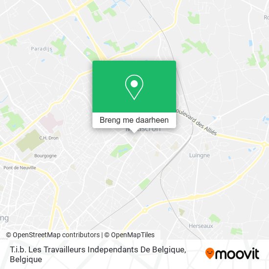 T.i.b. Les Travailleurs Independants De Belgique kaart