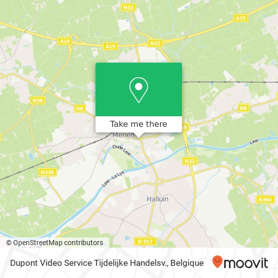 Dupont Video Service Tijdelijke Handelsv. kaart