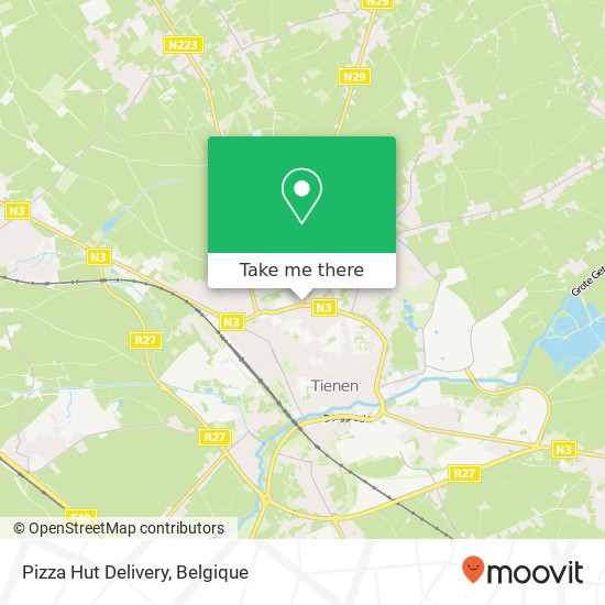 Pizza Hut Delivery kaart