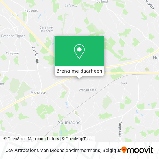 Jcv Attractions Van Mechelen-timmermans kaart