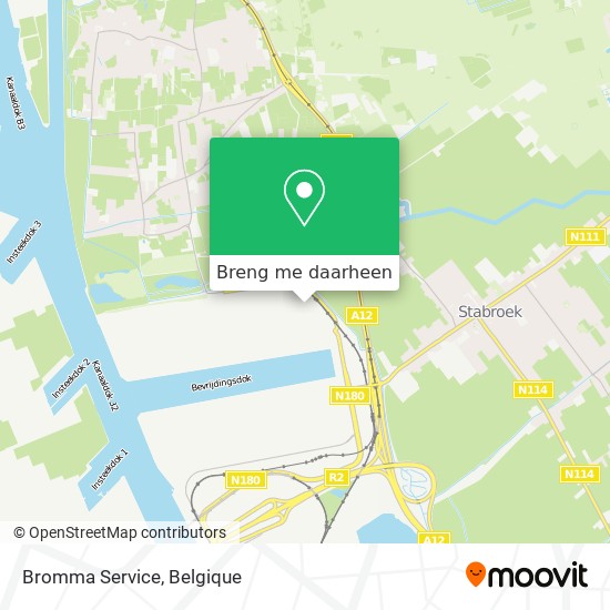 Bromma Service kaart